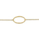 Oval Link Station Bracelet