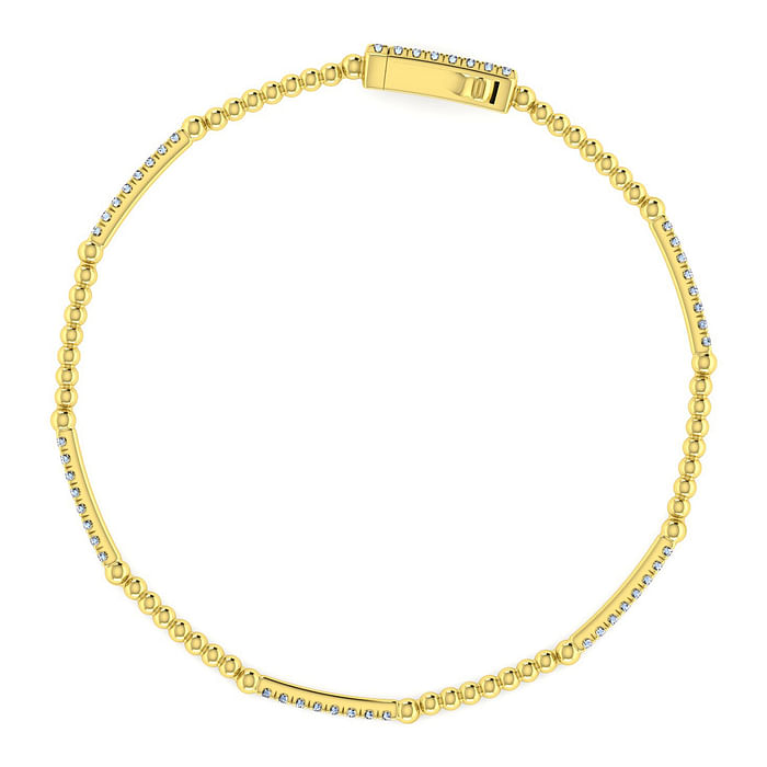 Bujukan Gold and Diamond Tennis Bracelet
