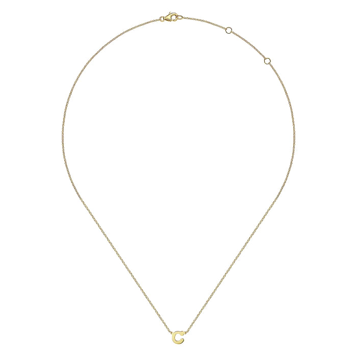 "C" Initial Necklace