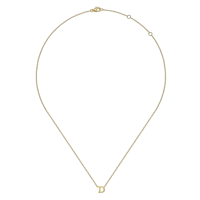 "D" Initial Necklace