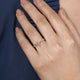 Yellow Gold Diamond Cross Ring