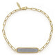 Diamond Bar Chain Bracelet