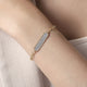 Diamond Bar Chain Bracelet