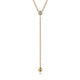 Bujukan Bead Diamond Y-Knot Necklace