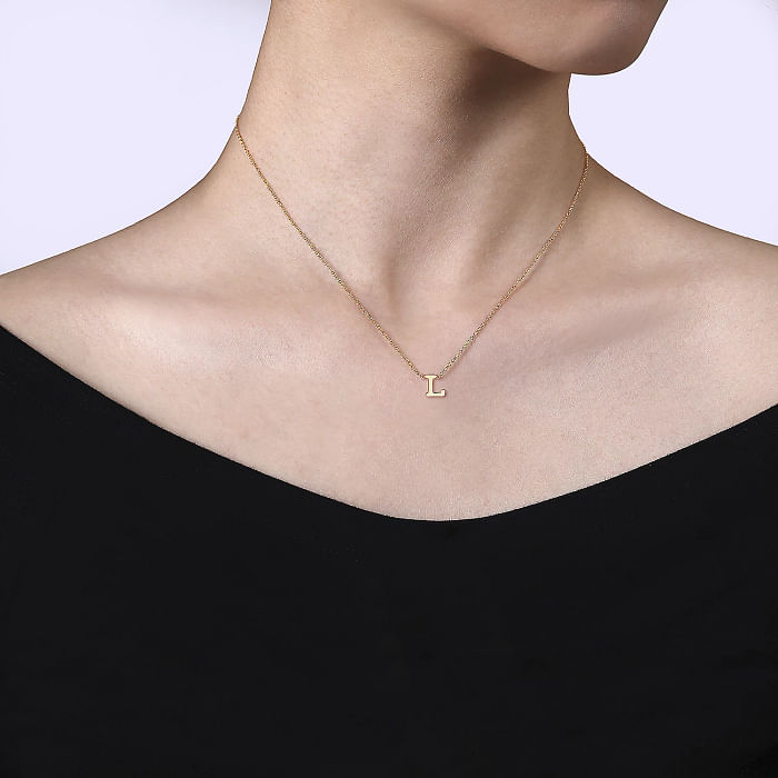 "L" Initial Necklace