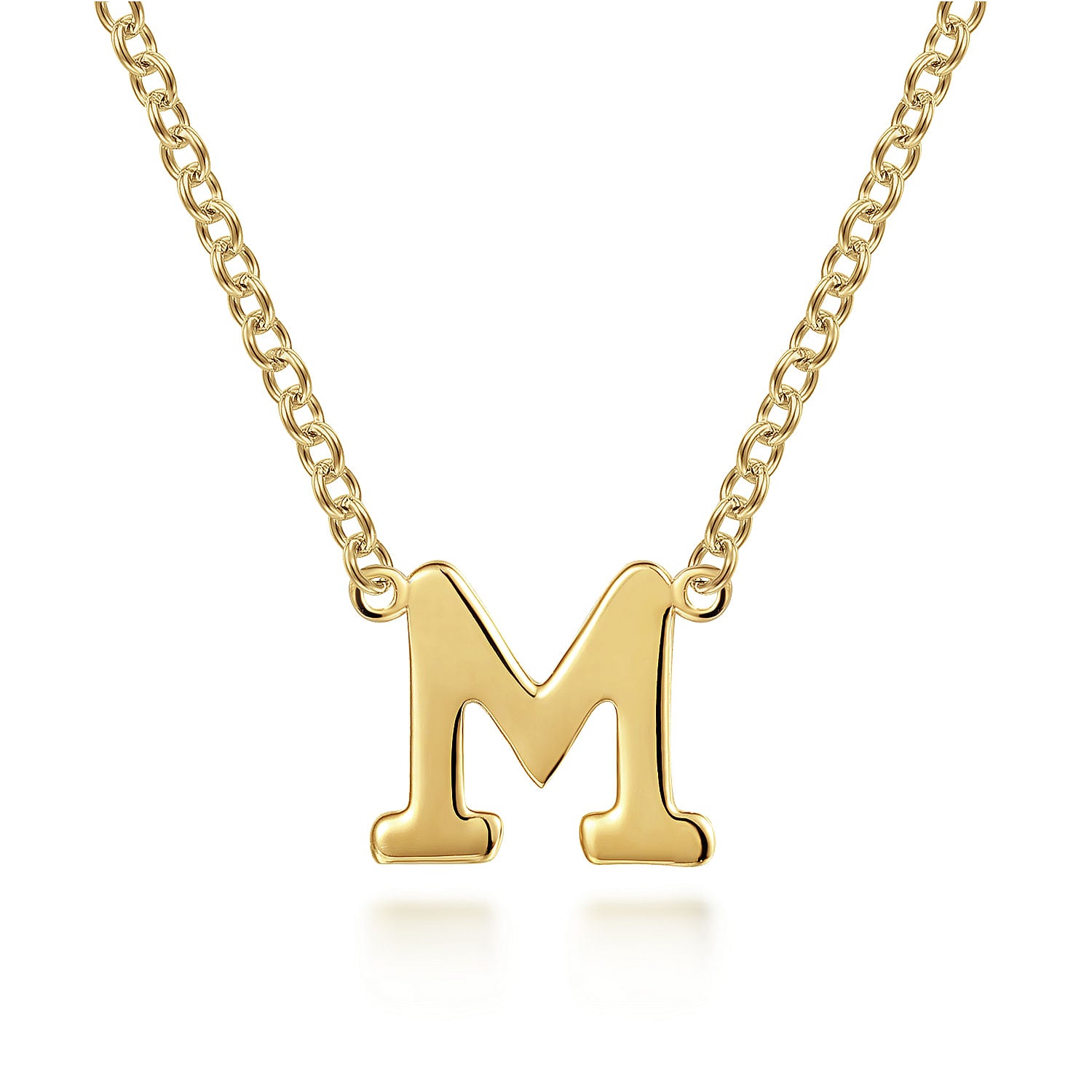 "M" Initial Necklace