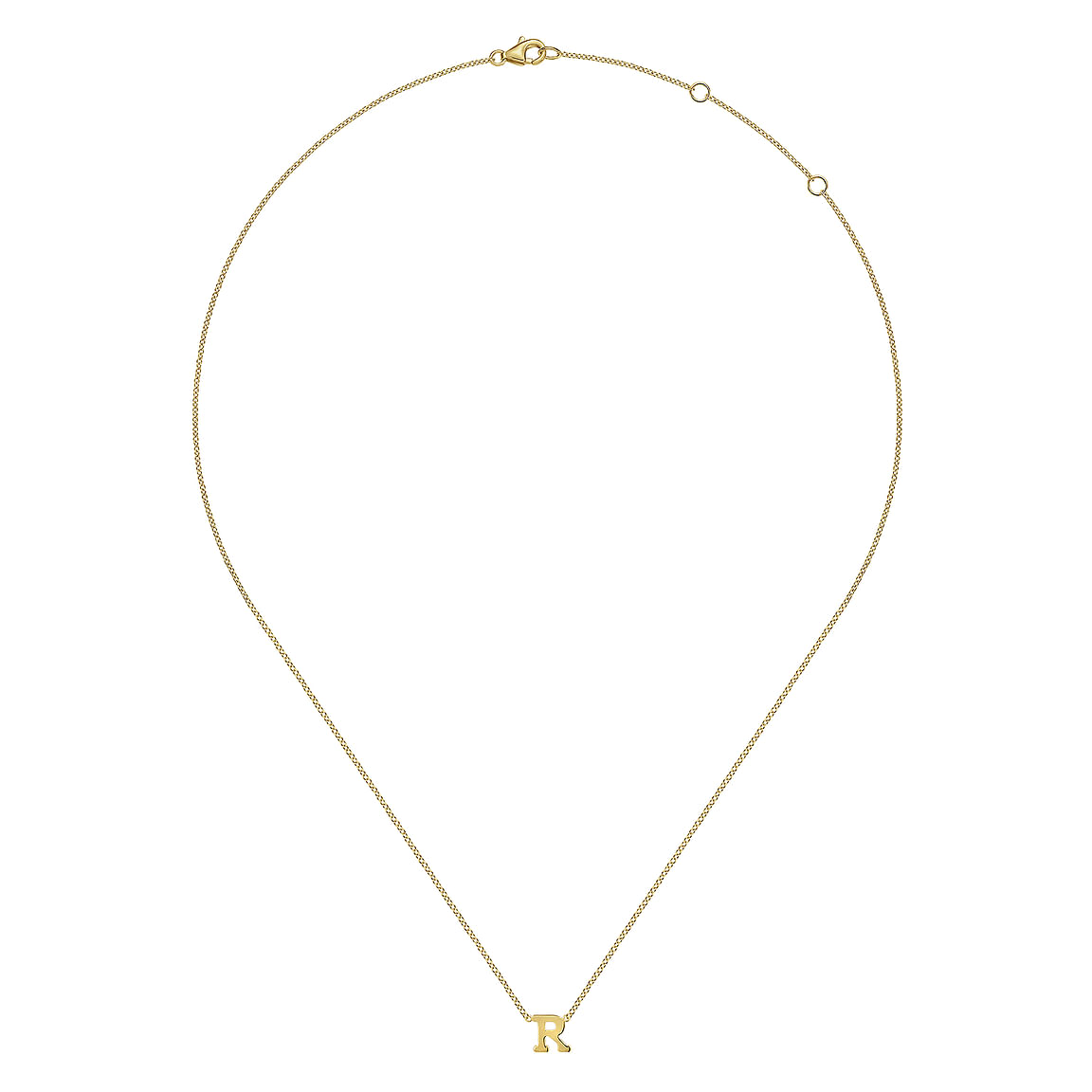 "R" Initial Necklace