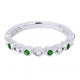 Emerald and Diamond Alternating Band