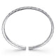 Men's Sterling Silver Herringbone Open Cuff