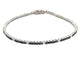 White Gold Black and White Diamond Tennis Bracelet