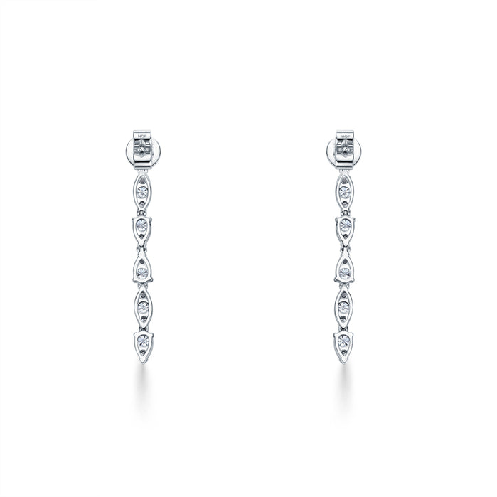 Aerial Dewdrop Stiletto Earrings