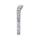 Curved Diamond Wedding Band