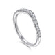 Curved Diamond Wedding Band