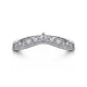 Curved Diamond Wedding Band