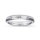 Inlaid Diamond Wedding Band