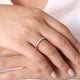 Inlaid Diamond Wedding Band