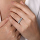 Triple Row Wedding Band