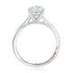 Split Shank Crossover Engagement Ring Setting