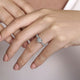 Avery White Gold Round Diamond Engagement Ring Setting