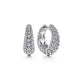 Sterling Silver Bujukan Classic Hoop Earrings