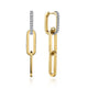 Paperclip Drop Earrings