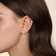 Enamel Huggie Earrings