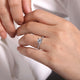 Oyin White Gold  Round Diamond Engagement Ring Setting