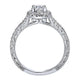 White Gold Round Halo Complete Diamond Engagement Ring