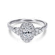 Oval Diamond Complete Engagement Ring