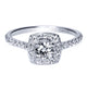 Round Halo Complete Diamond Engagement Ring