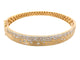 Yellow Gold Confetti Diamond Flush Set Bangle