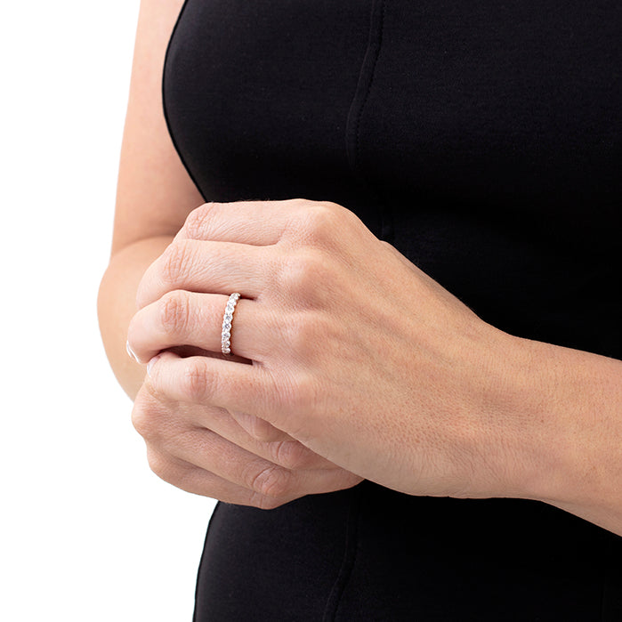 9-Stone Diamond Band, 0.75 ctw