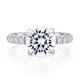 Highborn Round Diamond Engagement Ring Setting