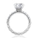Highborn Round Diamond Engagement Ring Setting