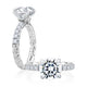 Highborn Round Diamond Engagement Ring Setting