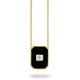 Gatsby Black Onyx and Diamond Necklace