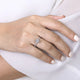 Noa White Gold Round Engagement Ring Setting
