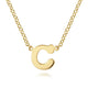 "C" Initial Necklace