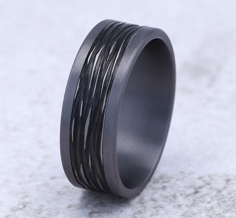 Tantalum & Titanium Wedding Band