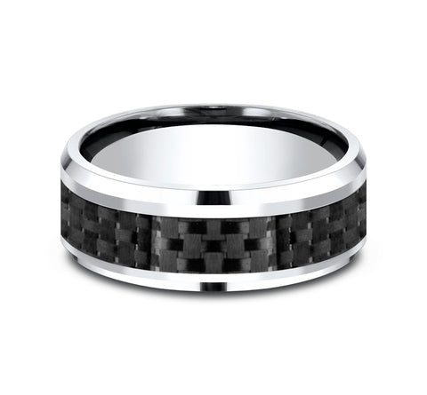 Cobalt & Carbon Fiber Wedding Band