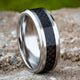 Cobalt & Carbon Fiber Wedding Band