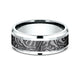 White Gold & Tantalum Wedding Band