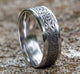 White Gold & Tantalum Wedding Band