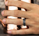White Gold & Tantalum Wedding Band