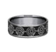 Bullet Pattern Wedding Band
