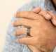 Bullet Pattern Wedding Band