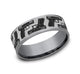 Hand Gun Pattern Wedding Band