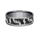 Hand Gun Pattern Wedding Band