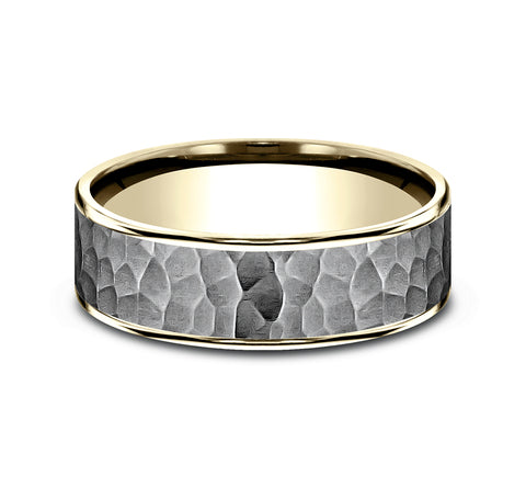Hammered Wedding Band
