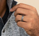 Mokume Wedding Band